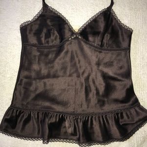 Max Azria Silk Camisole - brown. Never worn
